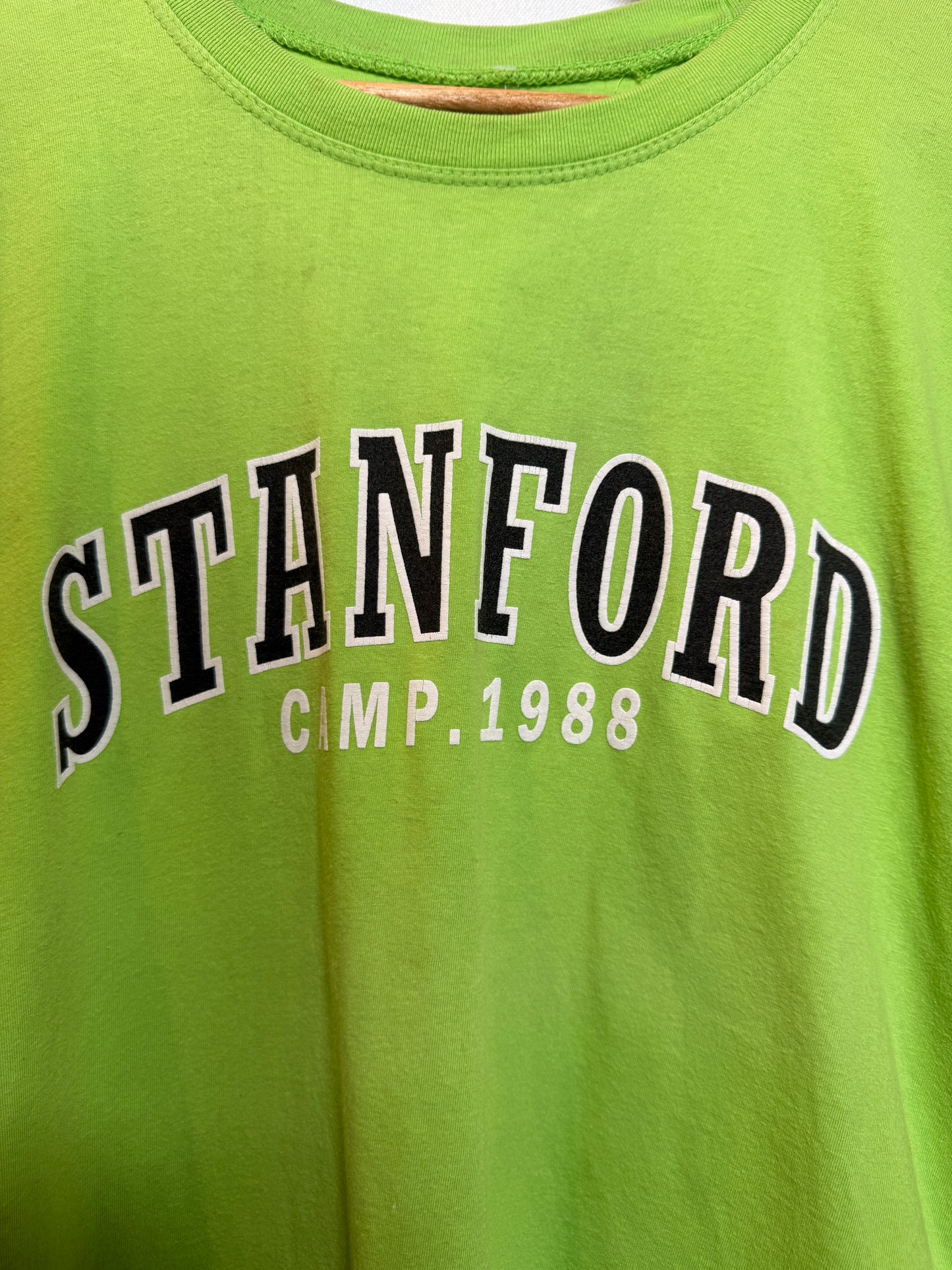 Stanford Camp Mens Green T Shirt (Size S)