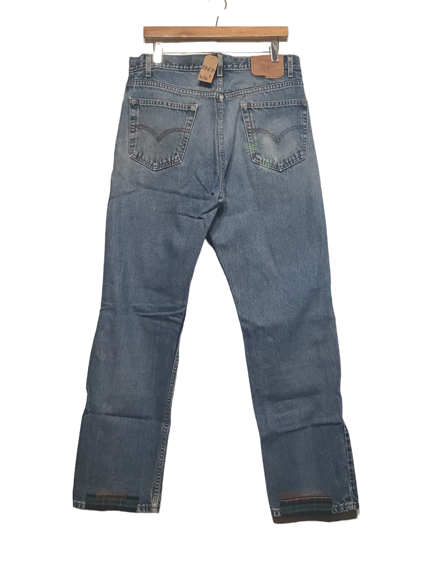 Levi 505 Embellished Jeans (36x32)