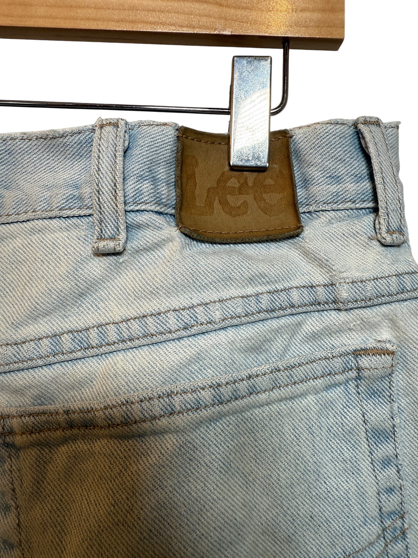 Lee Light Blue Denim Shorts (Size L)