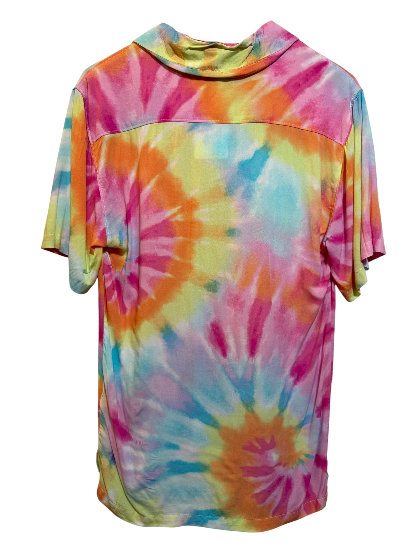 No Boundaries Mens Tie Dye Shirt (Size S)