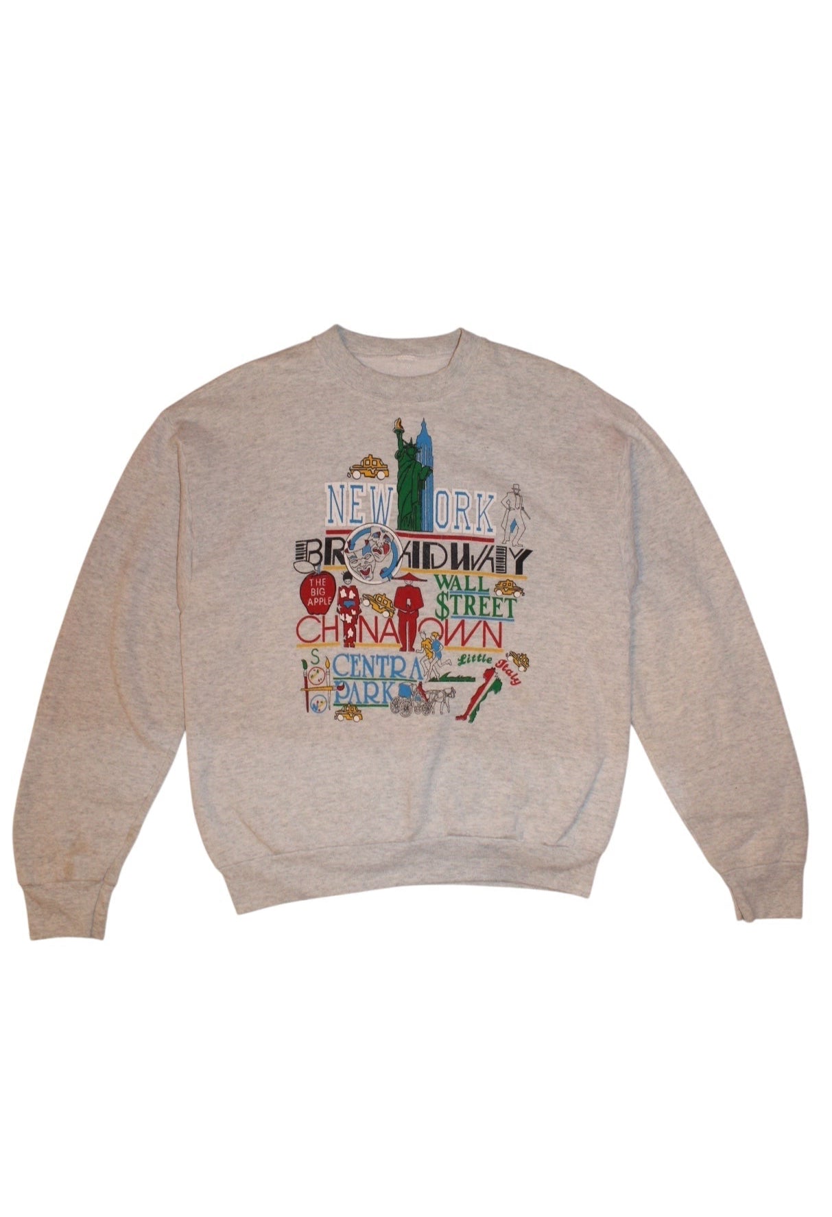 New York Mens Grey Sweatshirt (Size M)