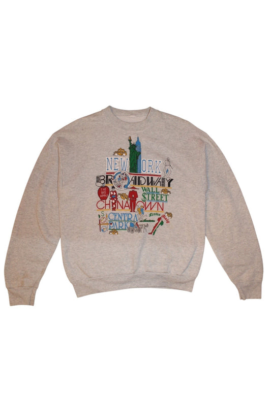New York Mens Grey Sweatshirt (Size M)