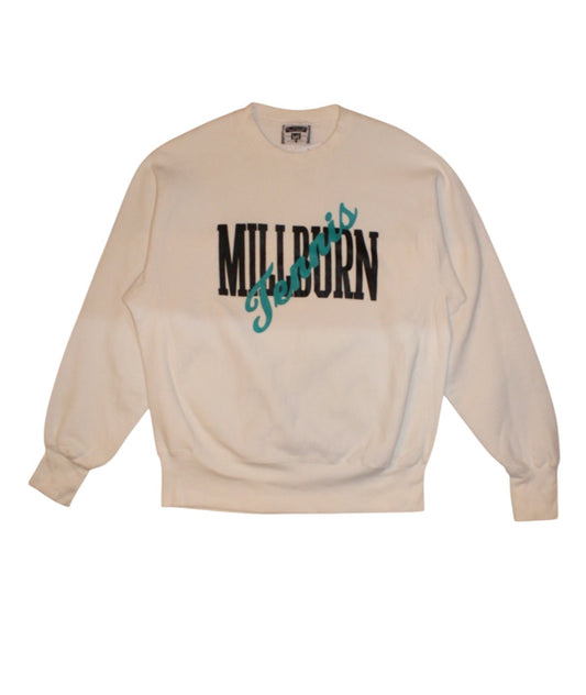 Lee Millburn Tennis Mens White Sweatshirt (Size XL)