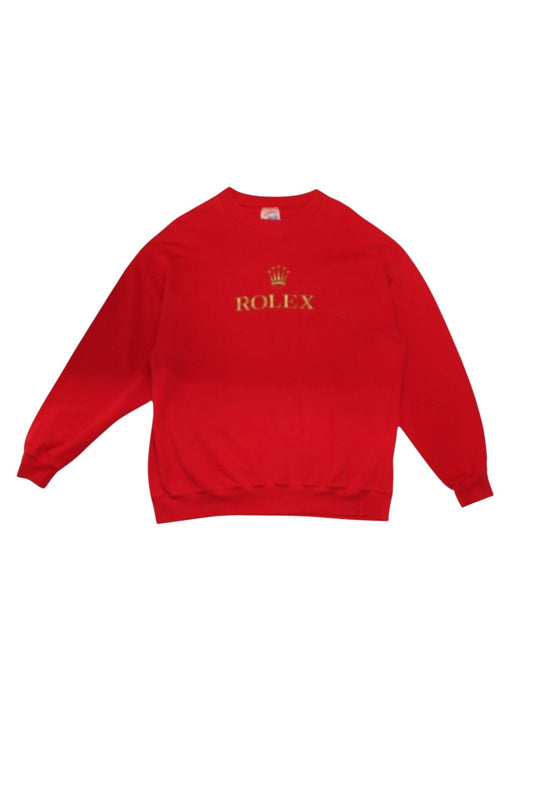 Rolex Mens Red Sweatshirt (Size XL)