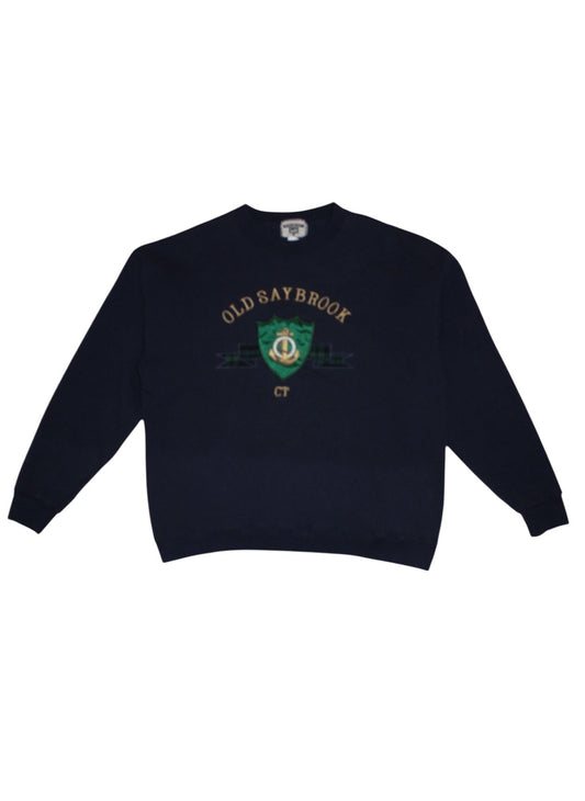 Lee Old Saybrook Mens Navy Sweatshirt (Size L)