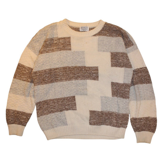 Ashley Cream Knitted Sweater (Size XL)