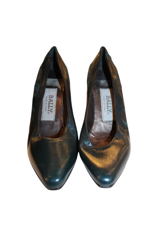 Bally Leather Heels (UK Size 2.5)