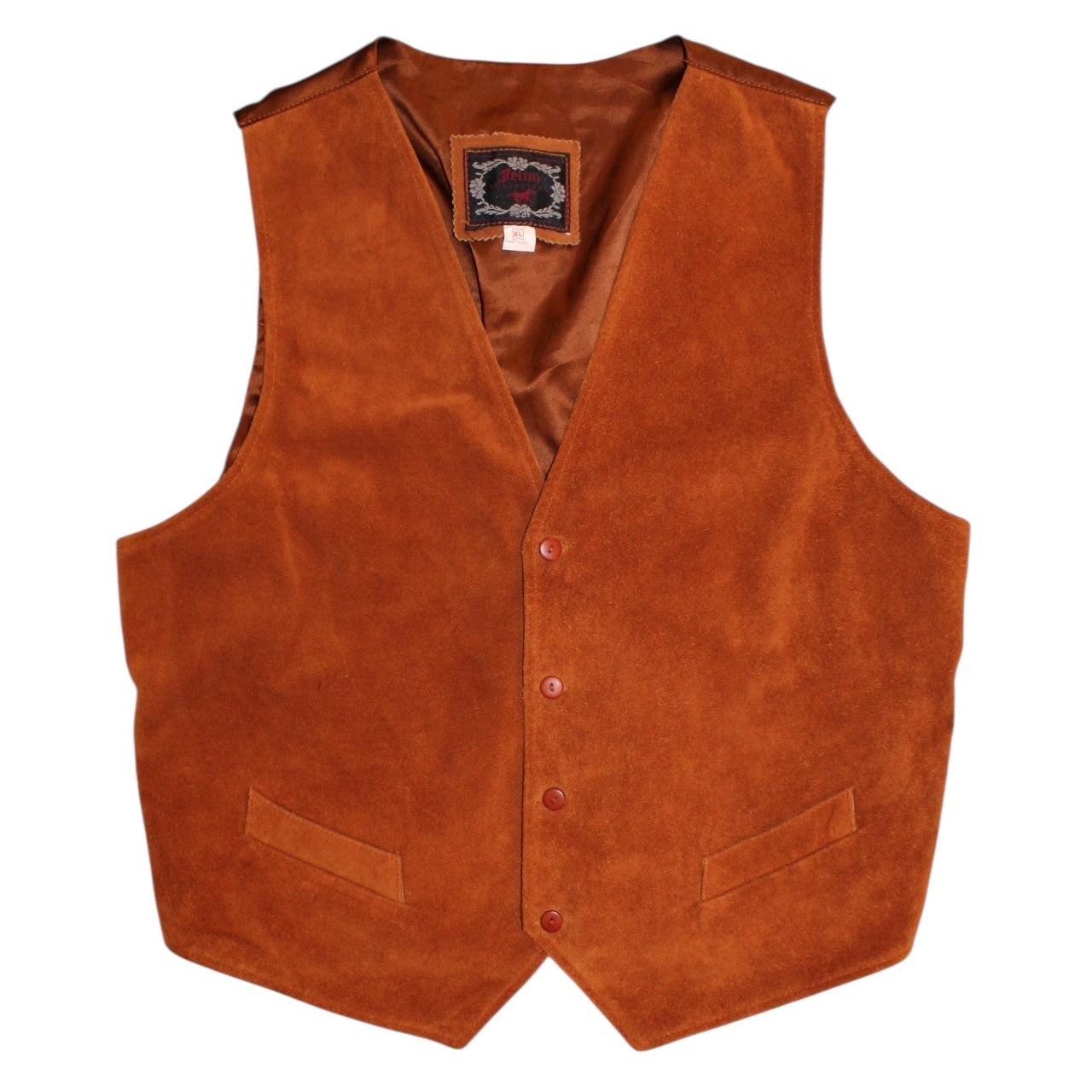 Felini Mens Leather Waistcoat (Size XL)