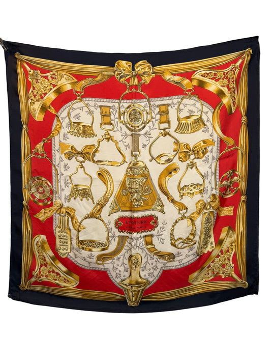 Hermes Silk Etriers Scarf