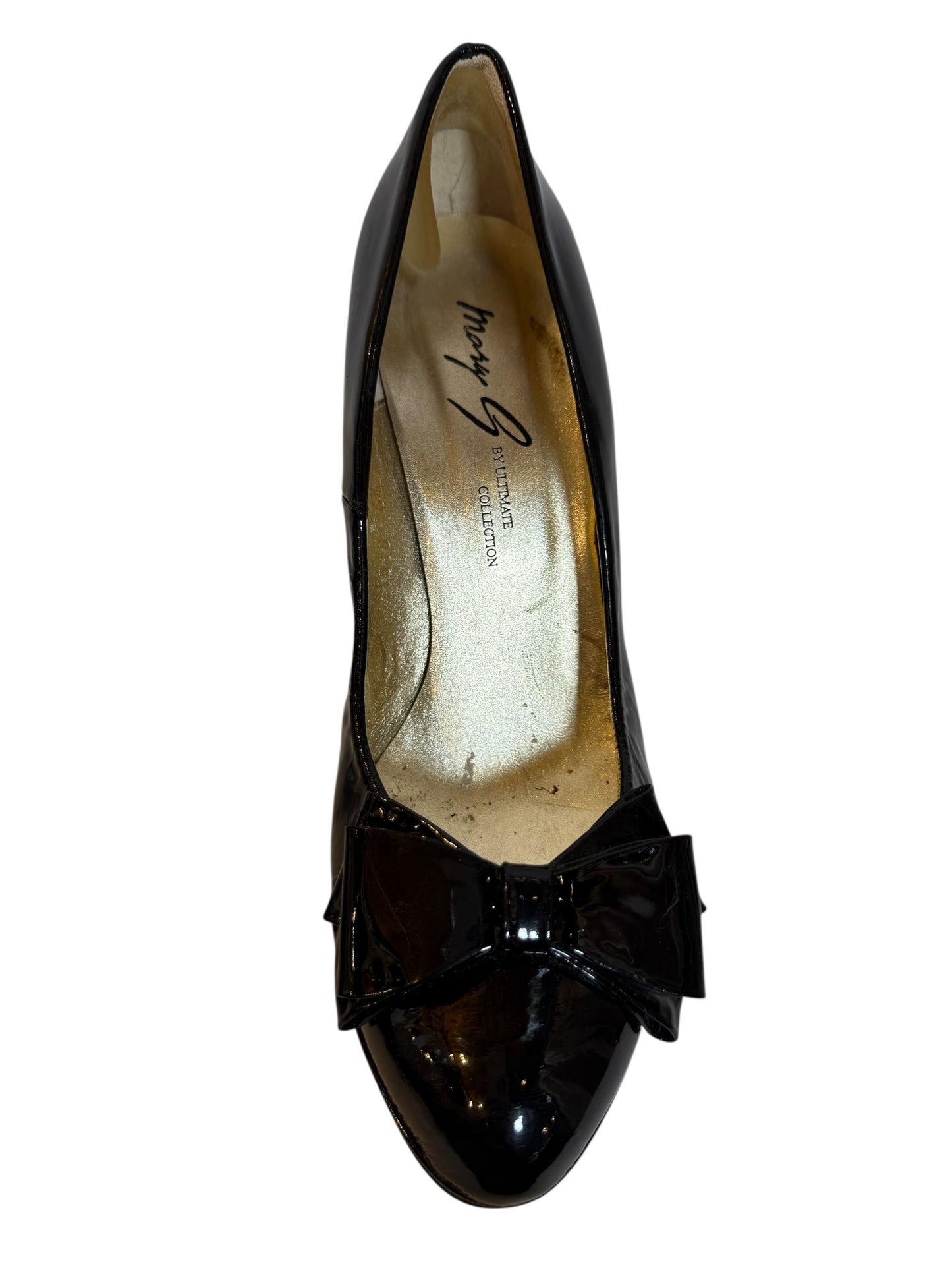 Mary G Black Patent Leather High Heels (Size 6.5)