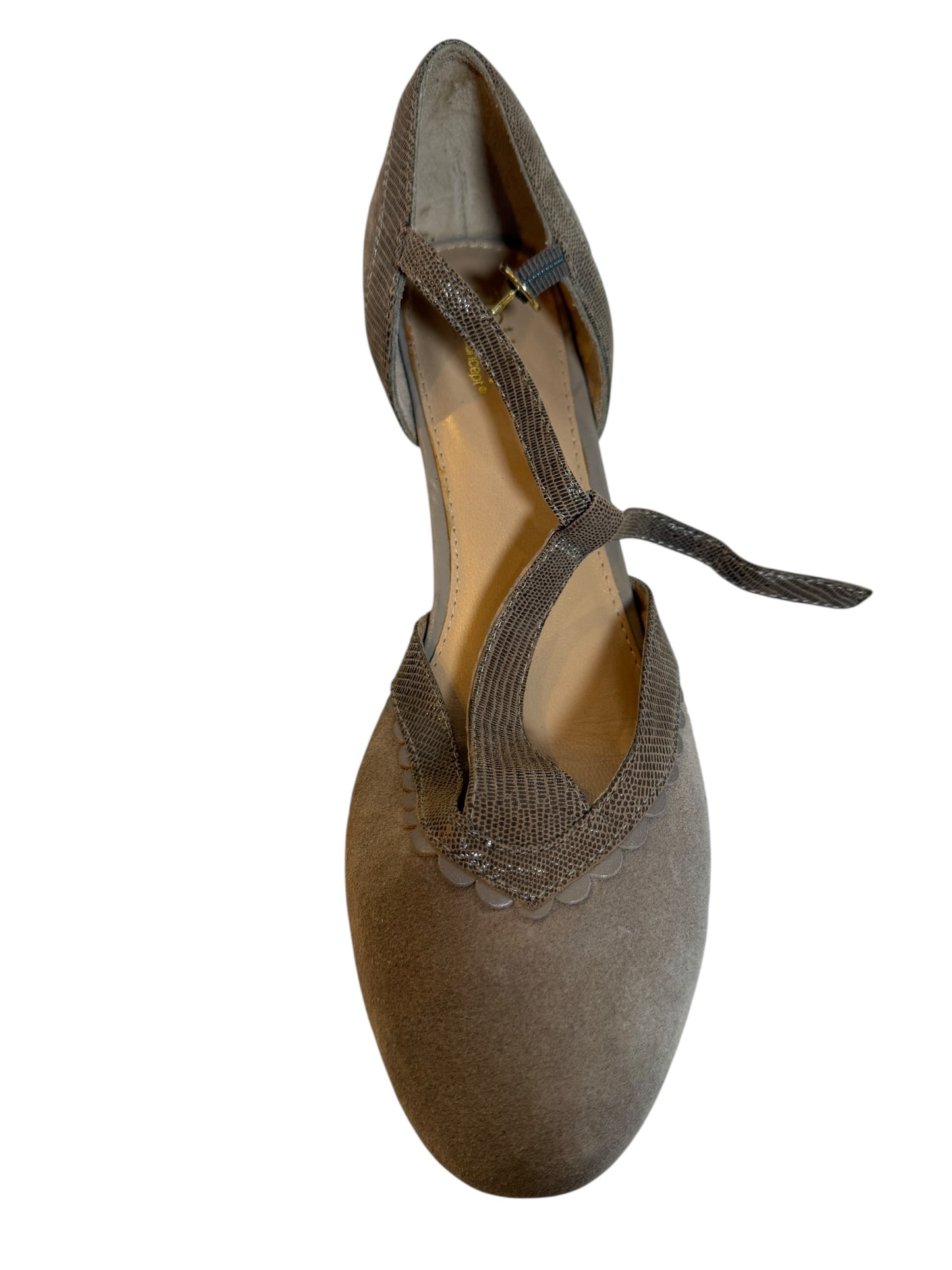 Hotter Suede Low Block Heels (Size 8) EU 41