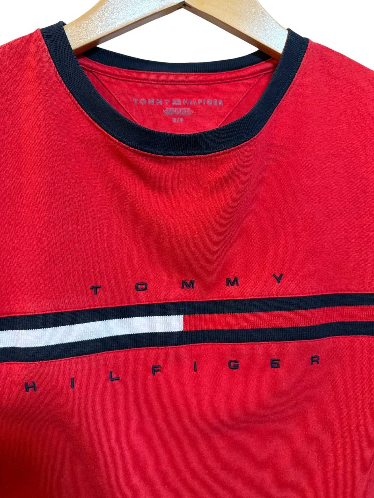 Tommy Hilfiger Mens Red T Shirt (Size S)