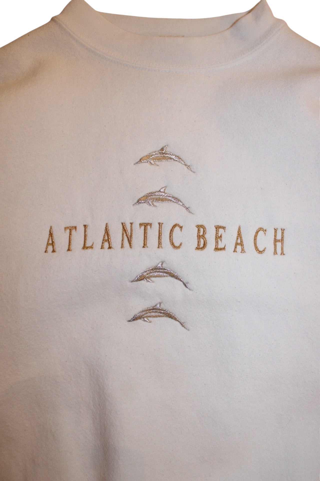 Atlantic Beach Mens White Sweatshirt (Size S)