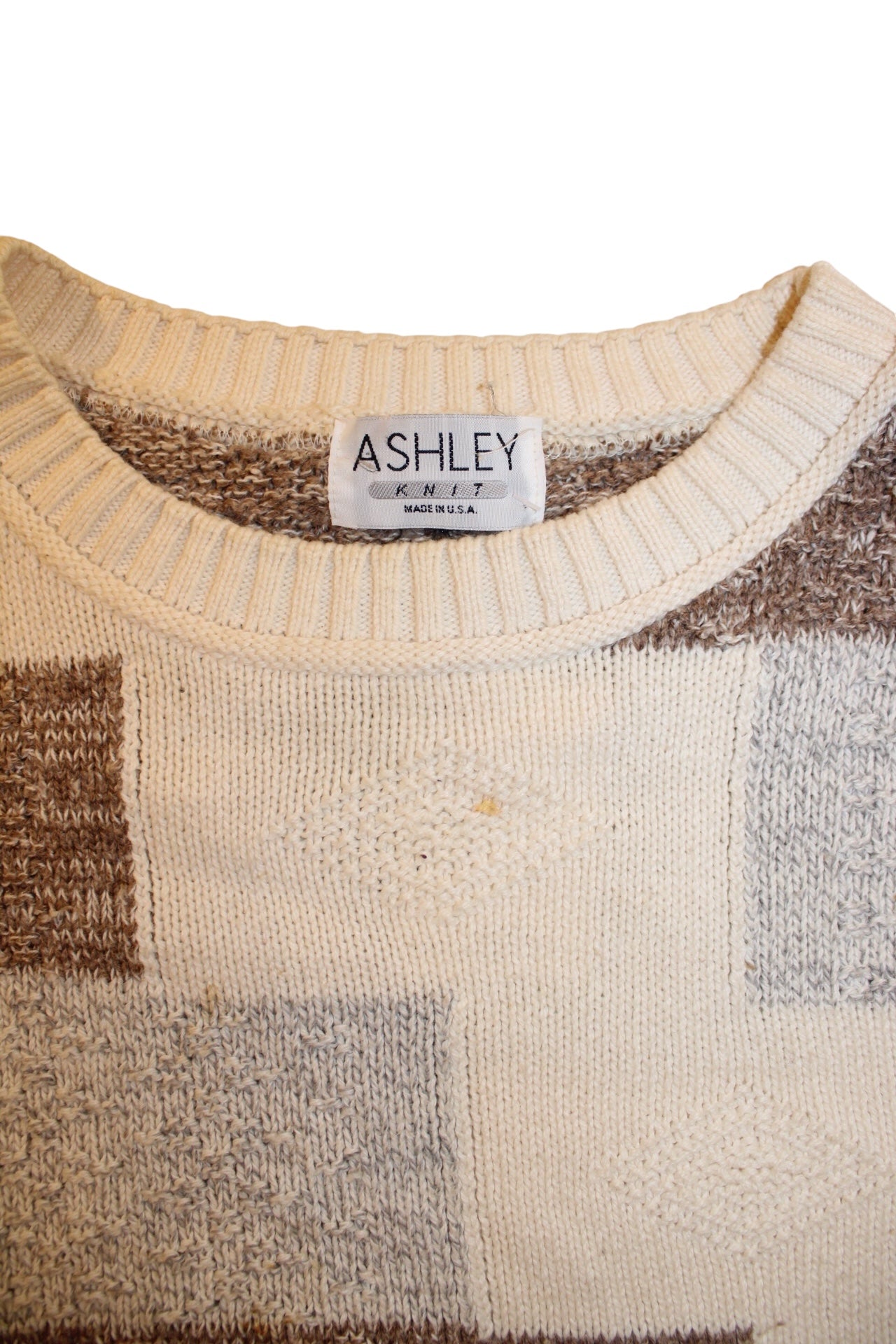Ashley Cream Knitted Sweater (Size XL)