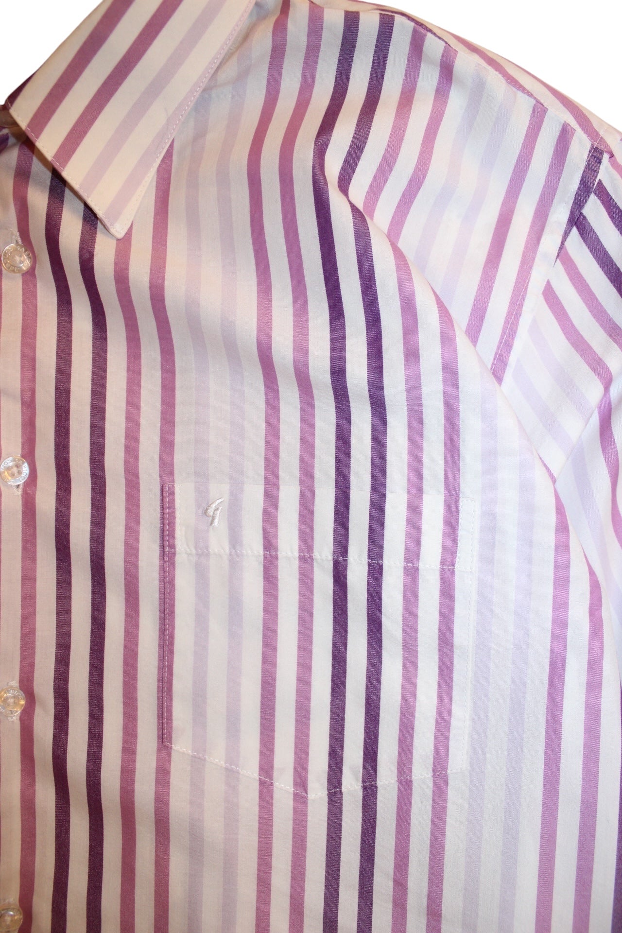 Gabicci Mens Striped Shirt (Size L)