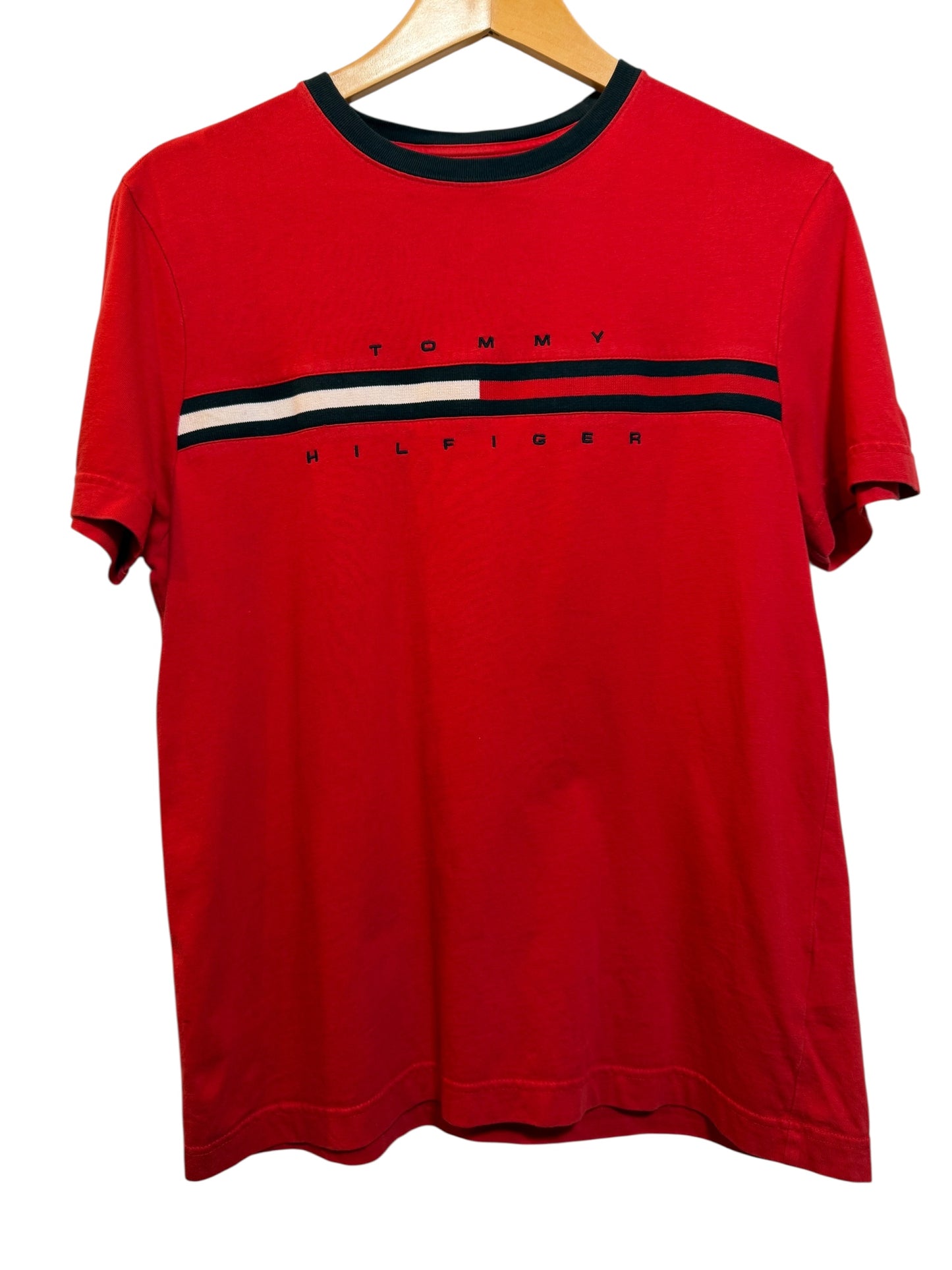 Tommy Hilfiger Mens Red T Shirt (Size S)
