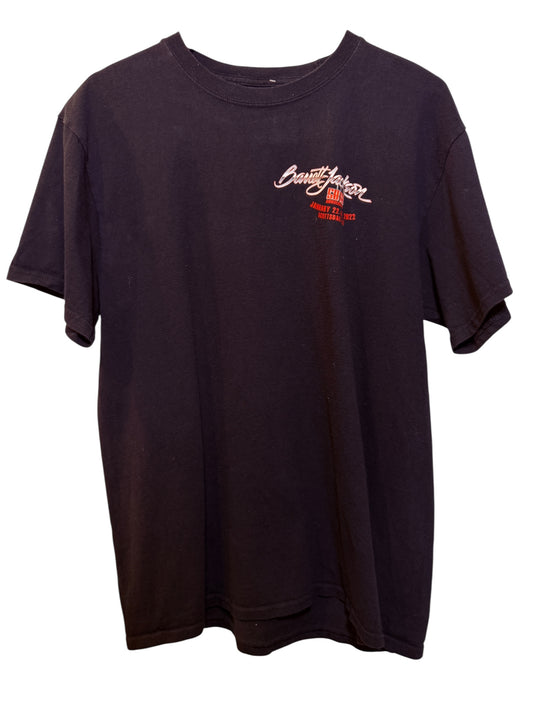 Barrett Jackson Mens Black T Shirt (Size L)