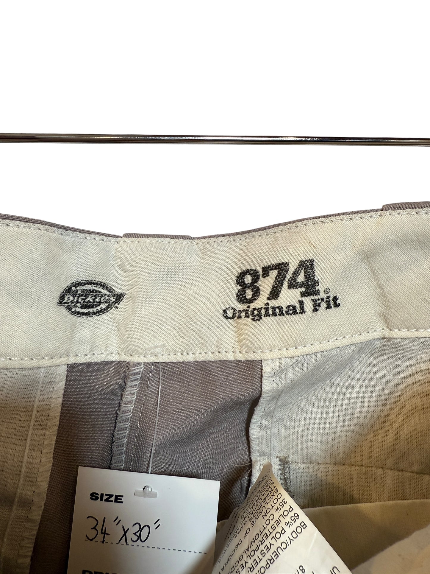 Dickies 874 Mens Grey Trousers (34x30)