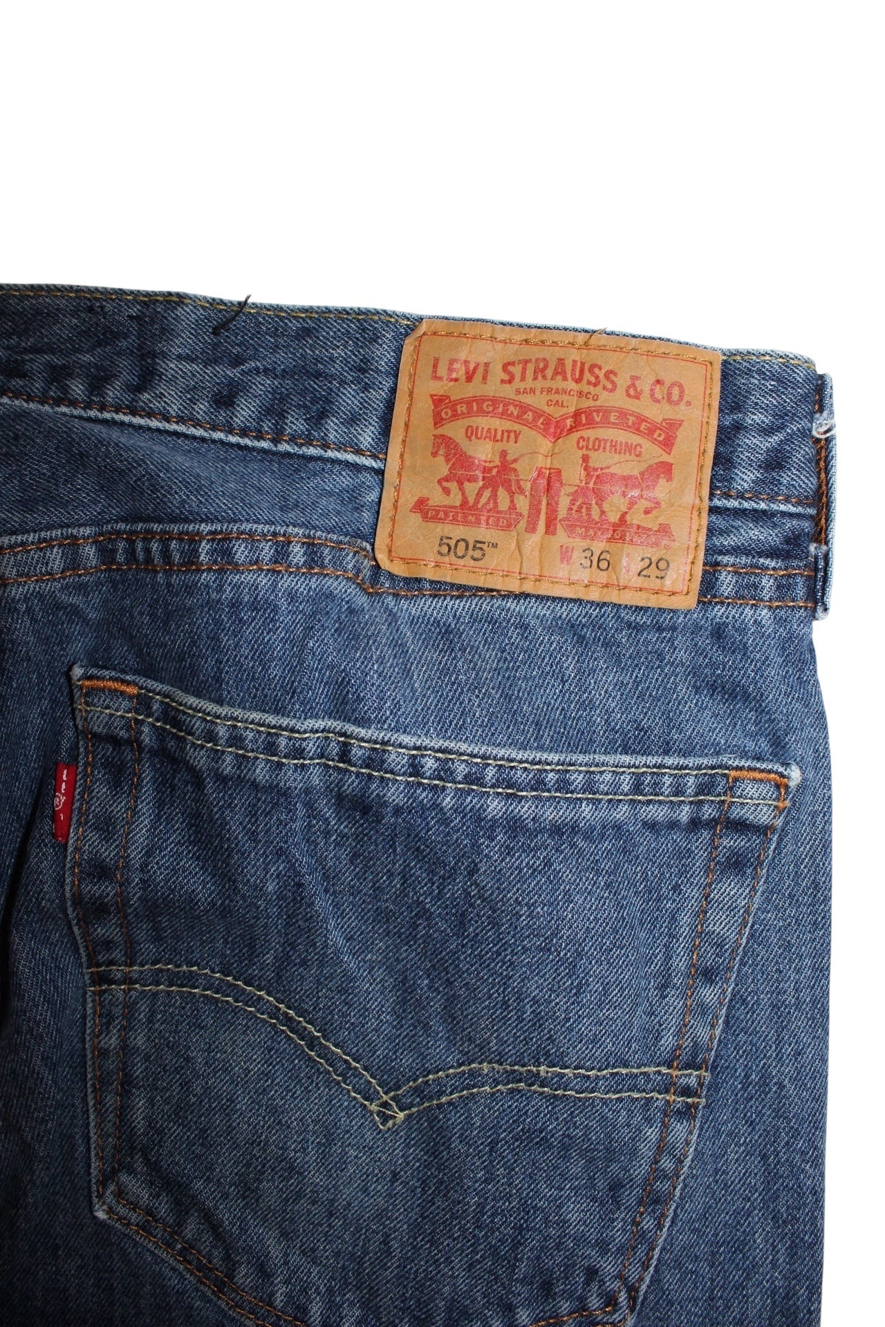 Levi 505 Blue Jeans (38x29)