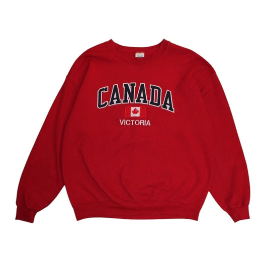 Canada Mens Red Sweatshirt (Size L)