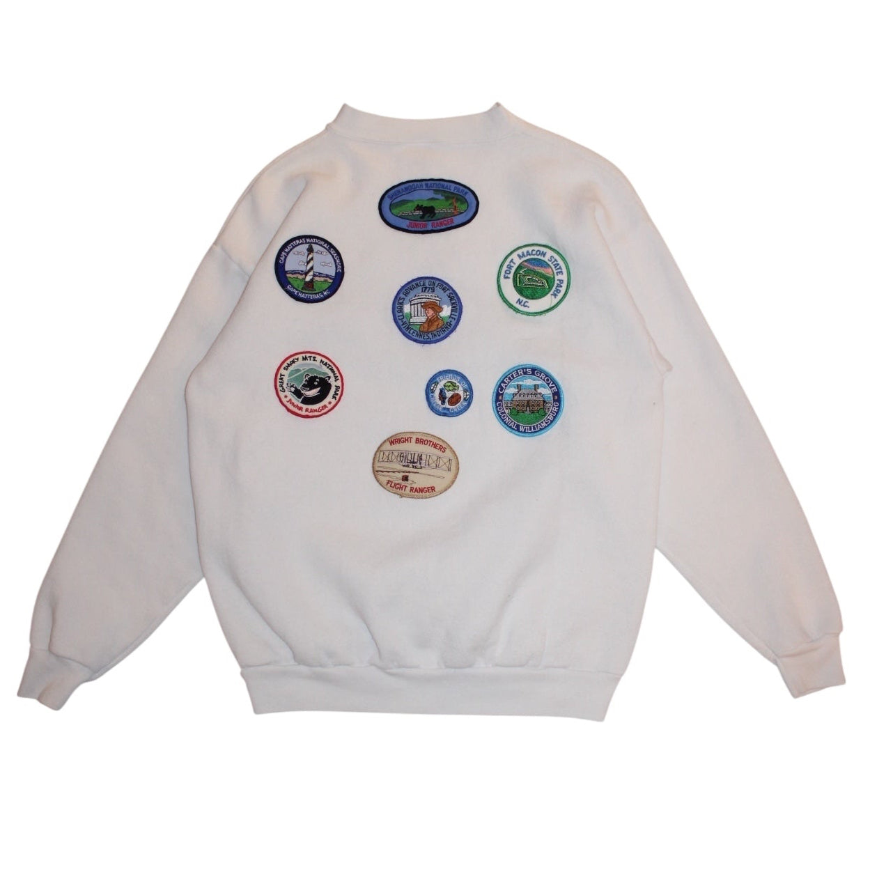 Atlantic Beach Mens White Sweatshirt (Size S)
