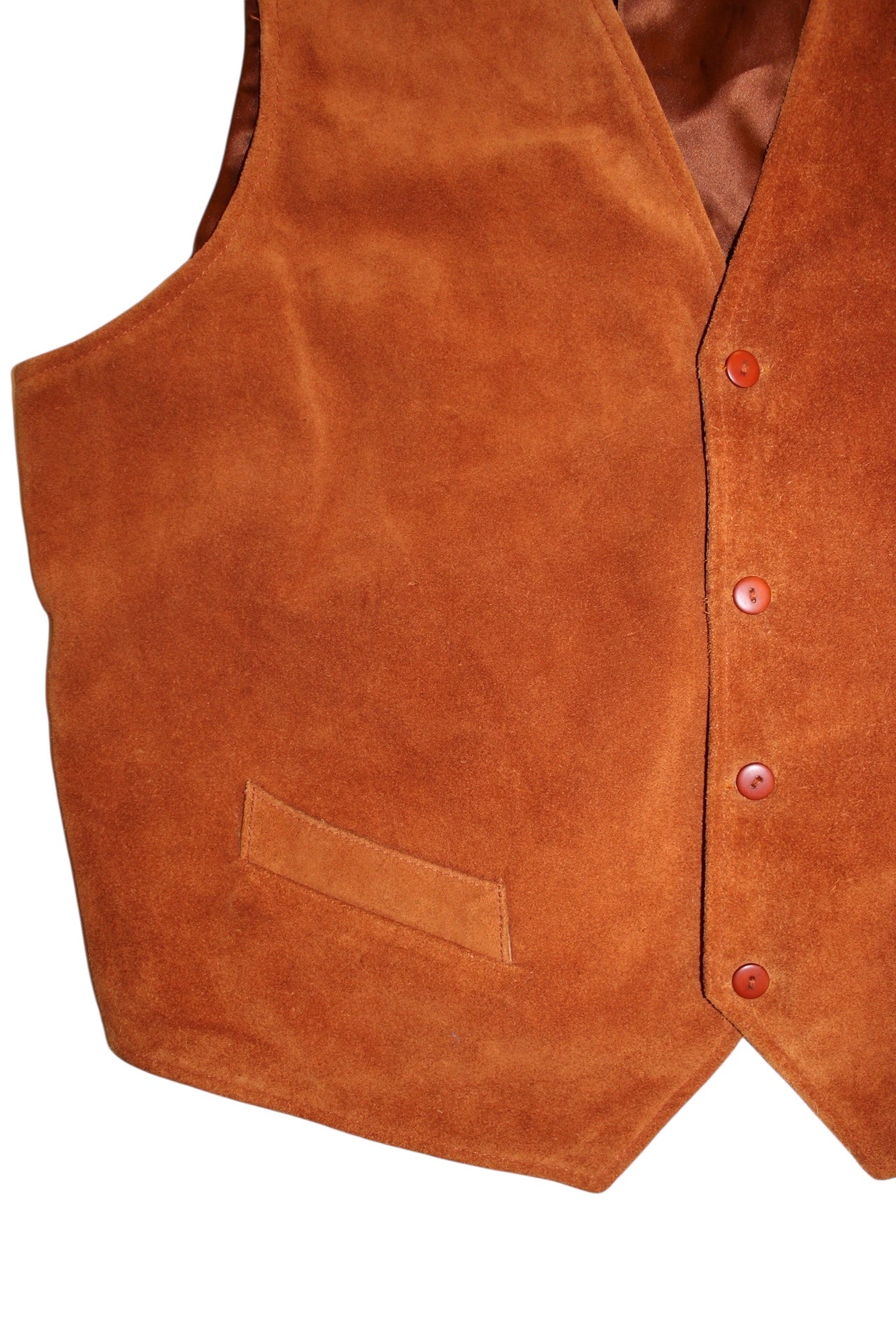 Felini Mens Leather Waistcoat (Size XL)