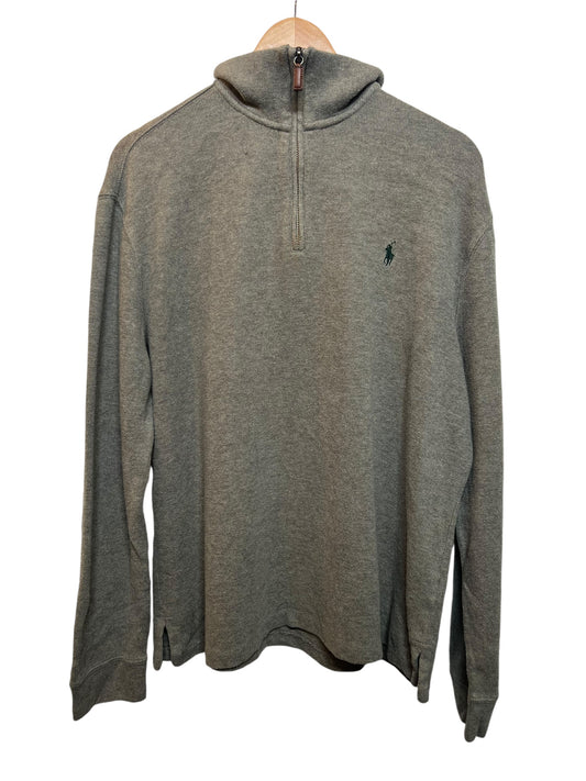 Polo Ralph Lauren Mens Grey Quarter Zip (Size L)