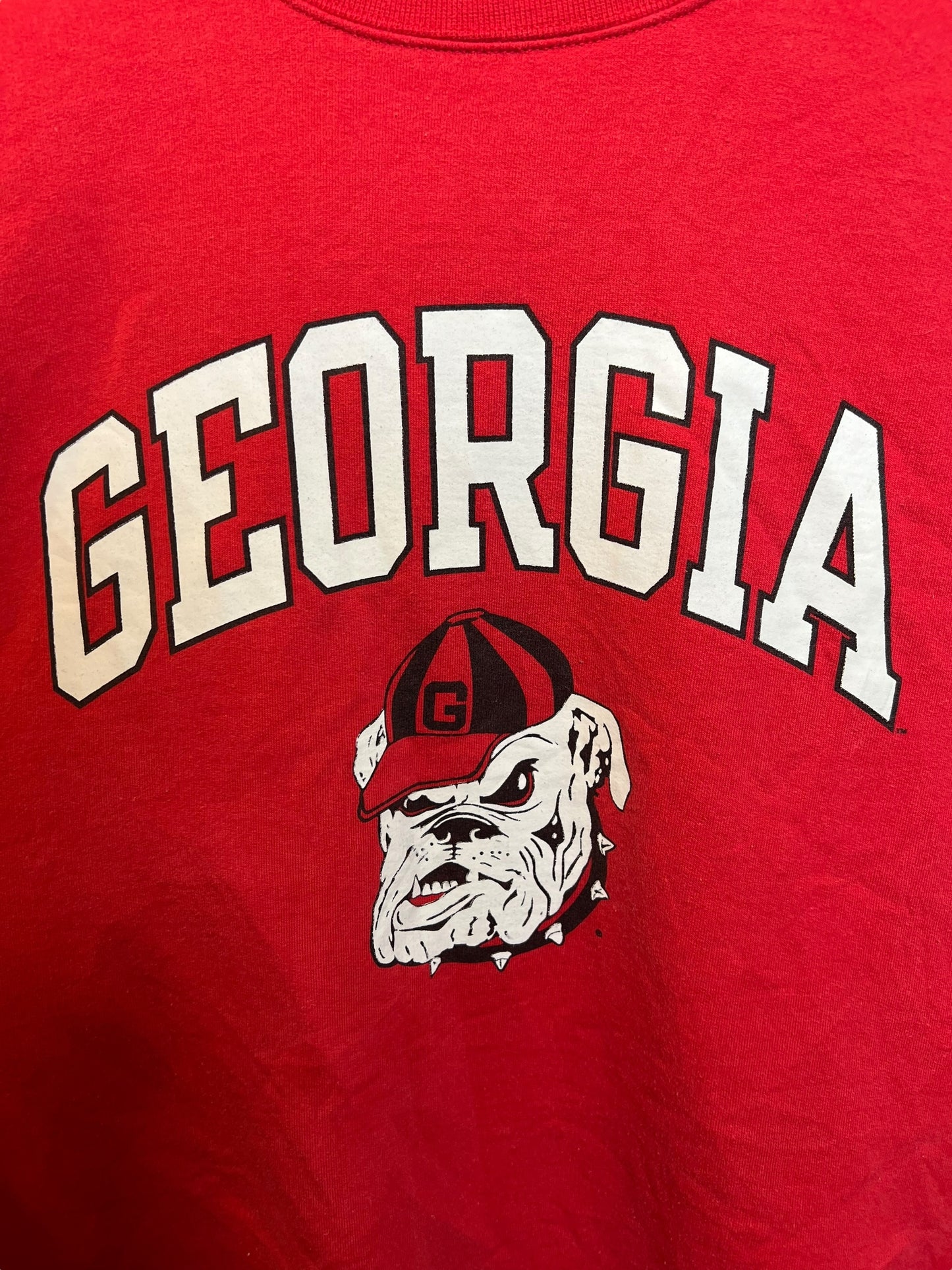 Champion Red Georgia Sweatshirt (Size L)