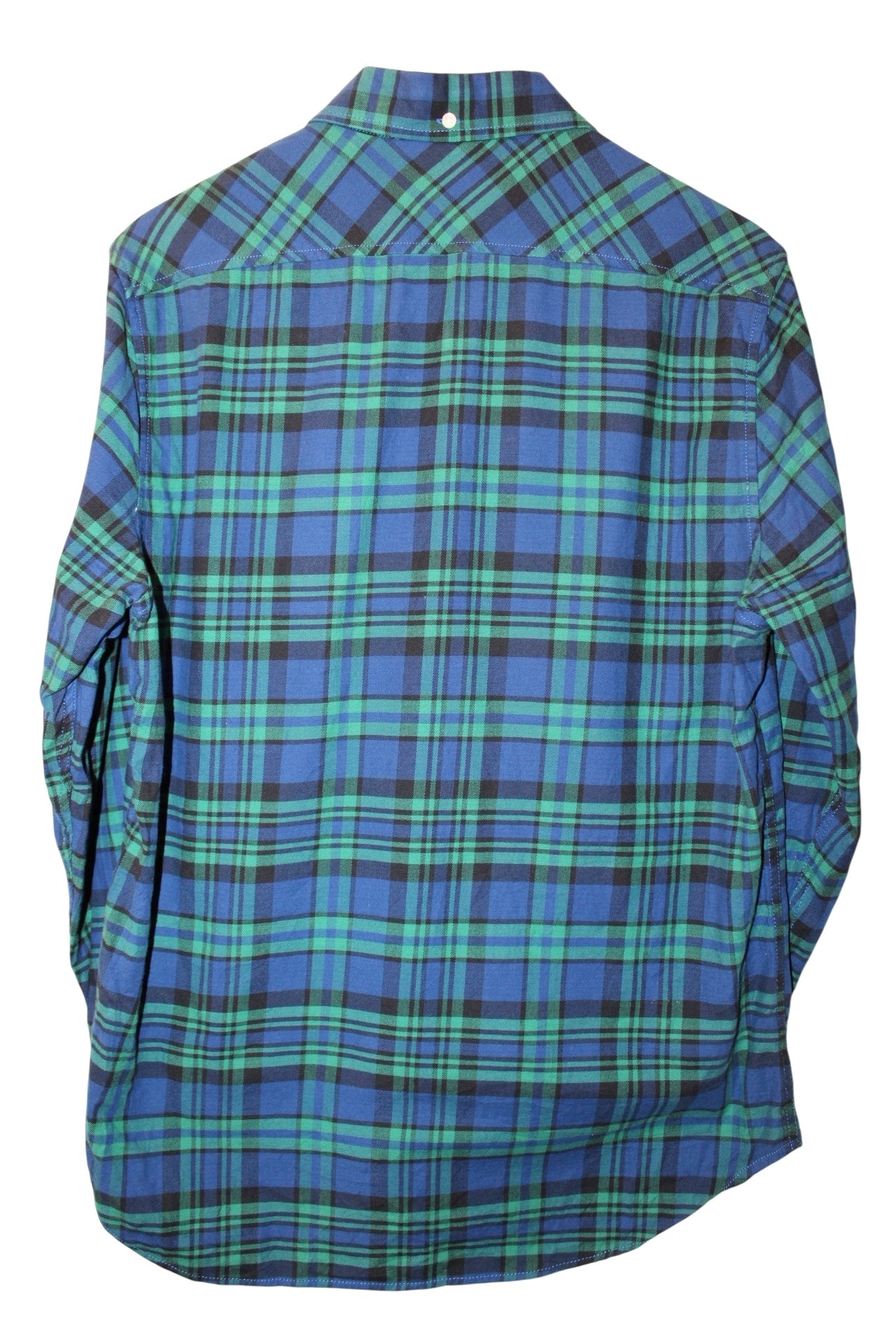 Chubbies Mens Navy Plaid Flannel Shirt (Size M)
