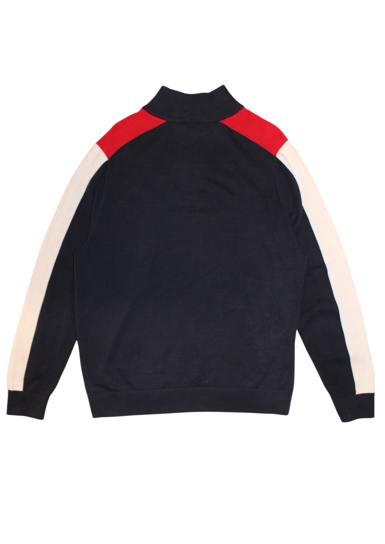 Nautica Mens Navy Quarter Zip (Size L)