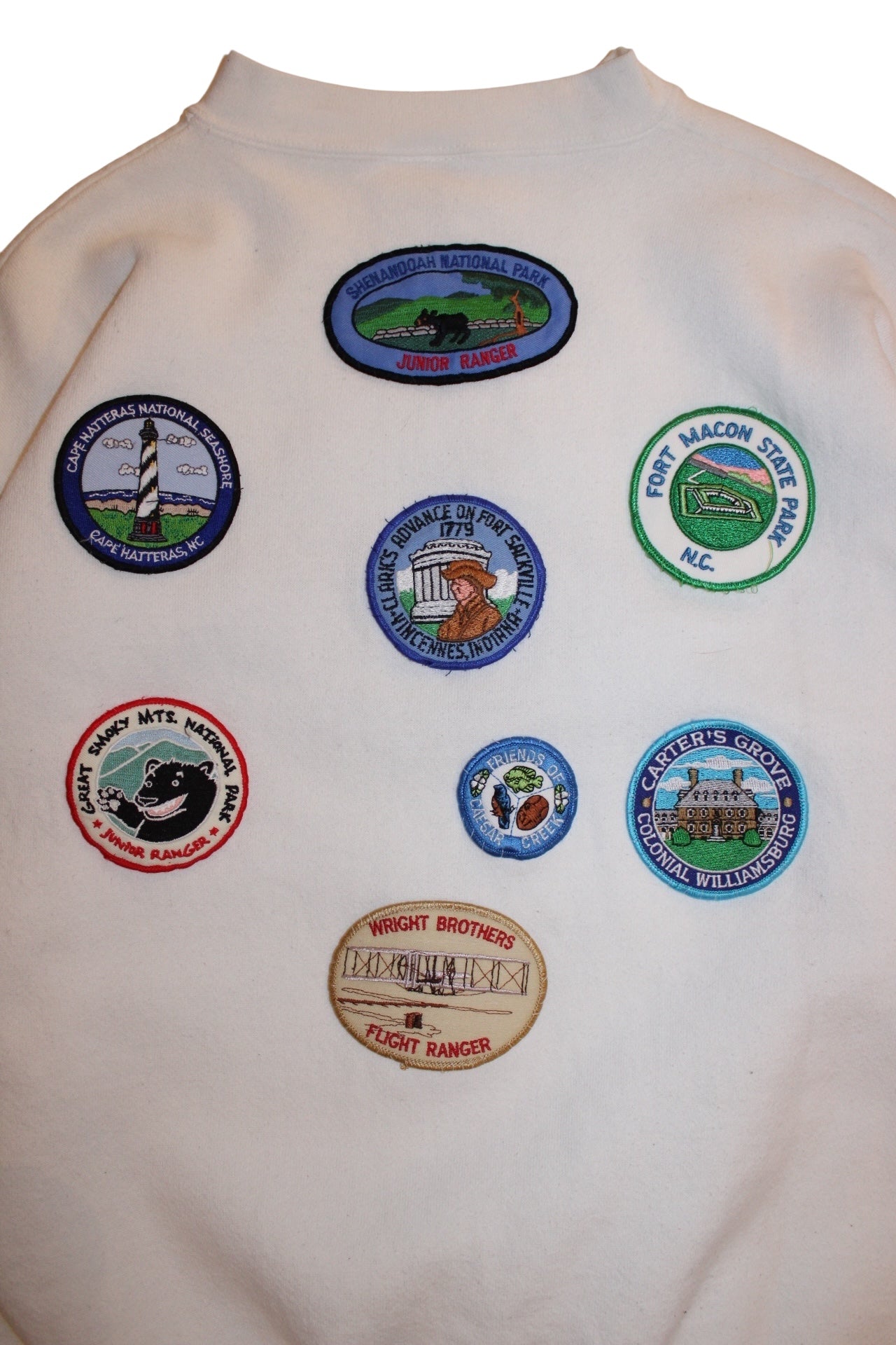 Atlantic Beach Mens White Sweatshirt (Size S)