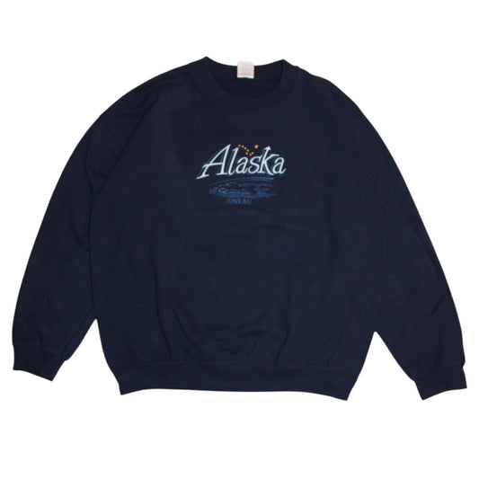 Alaska Mens Dark Blue Sweatshirt (Size L)