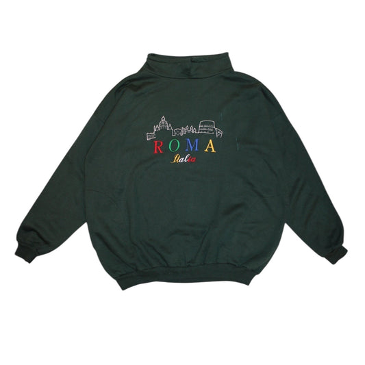 Roma Mens Green Sweatshirt (Size XL)