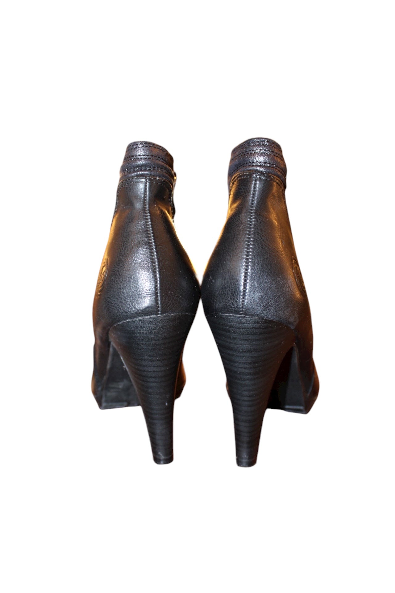 Marco Tozzi Leather Heeled Boots (UK Size 7)