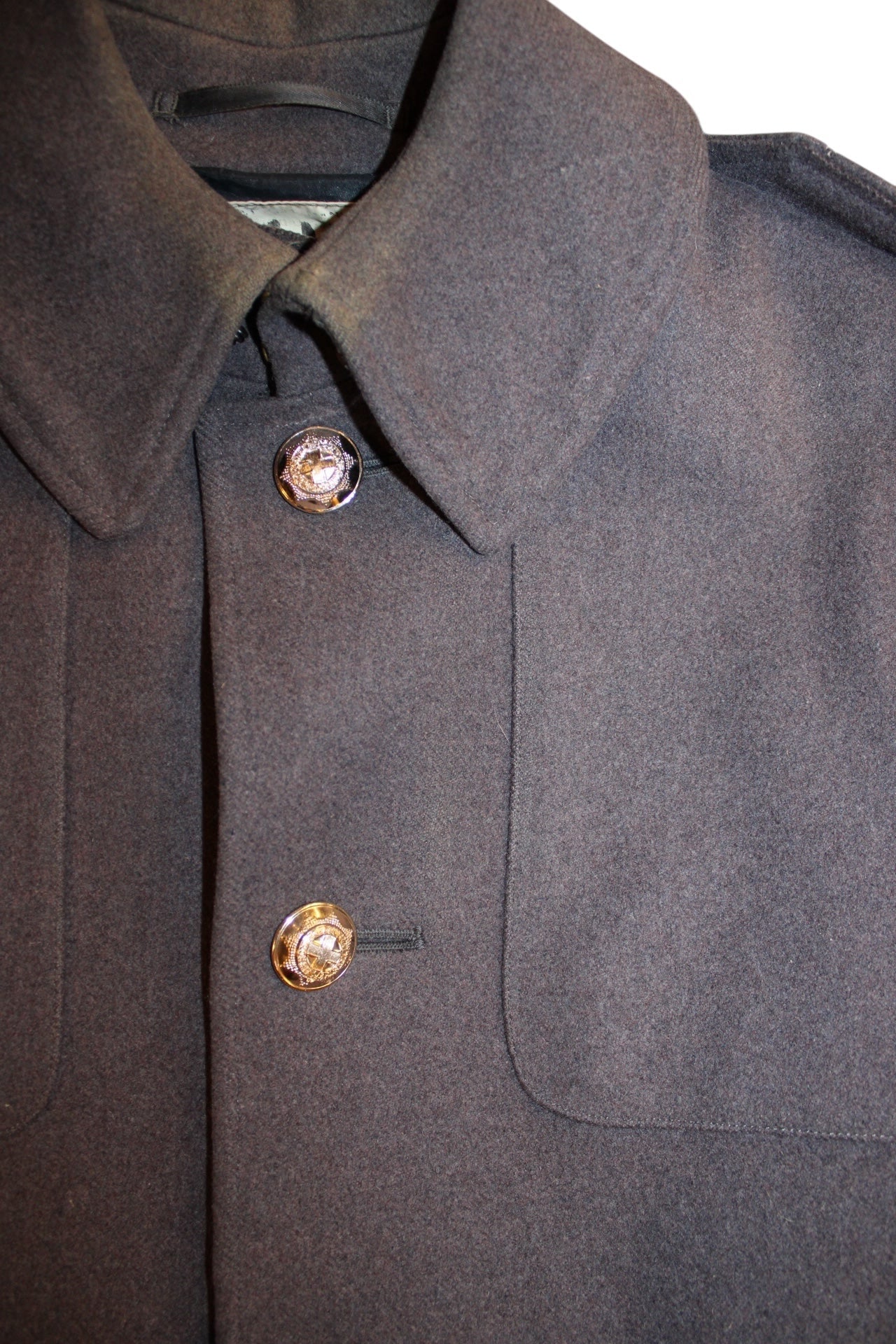Mens Buttoned Great Coat (Size M)