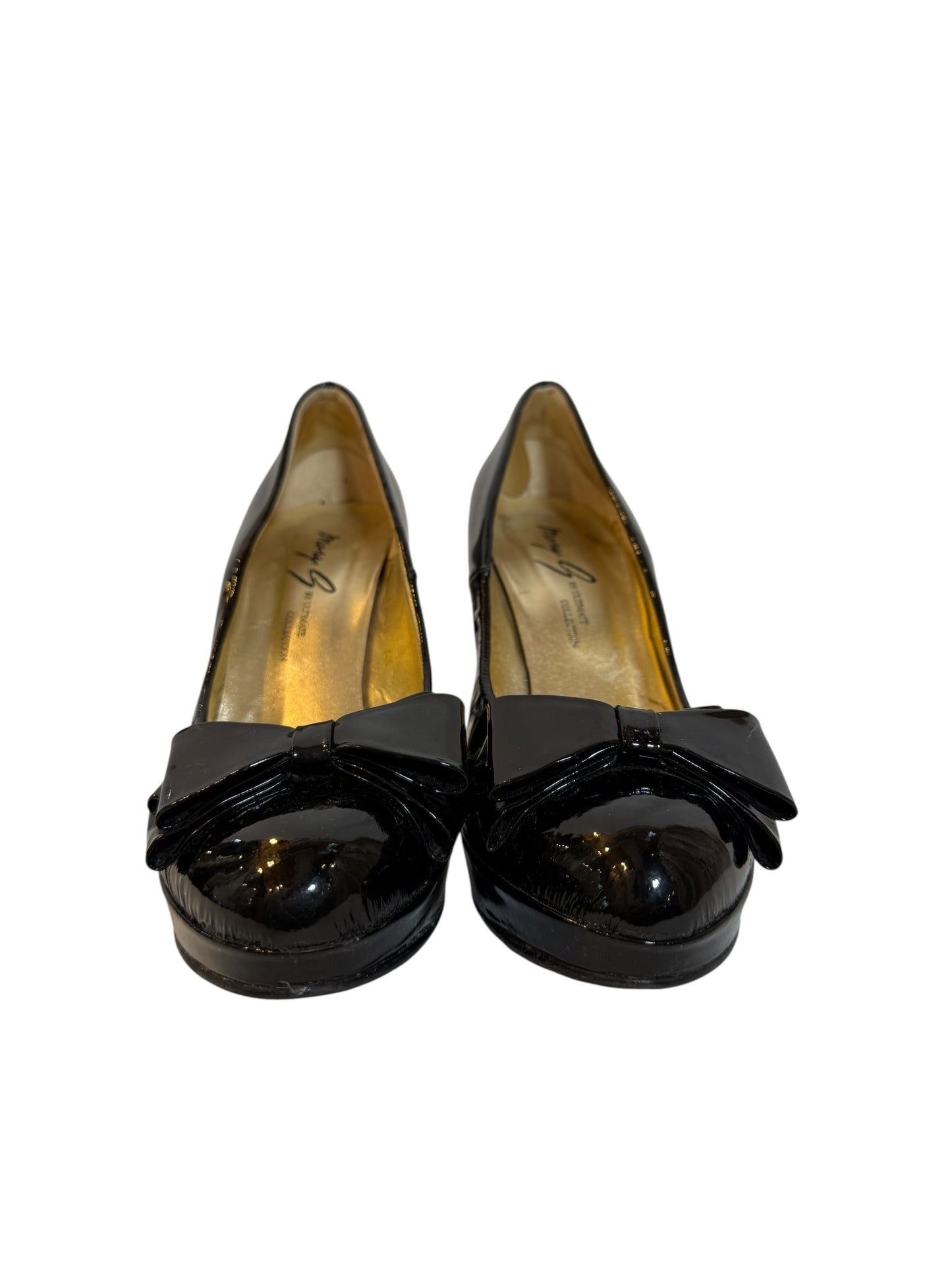 Mary G Black Patent Leather High Heels (Size 6.5)