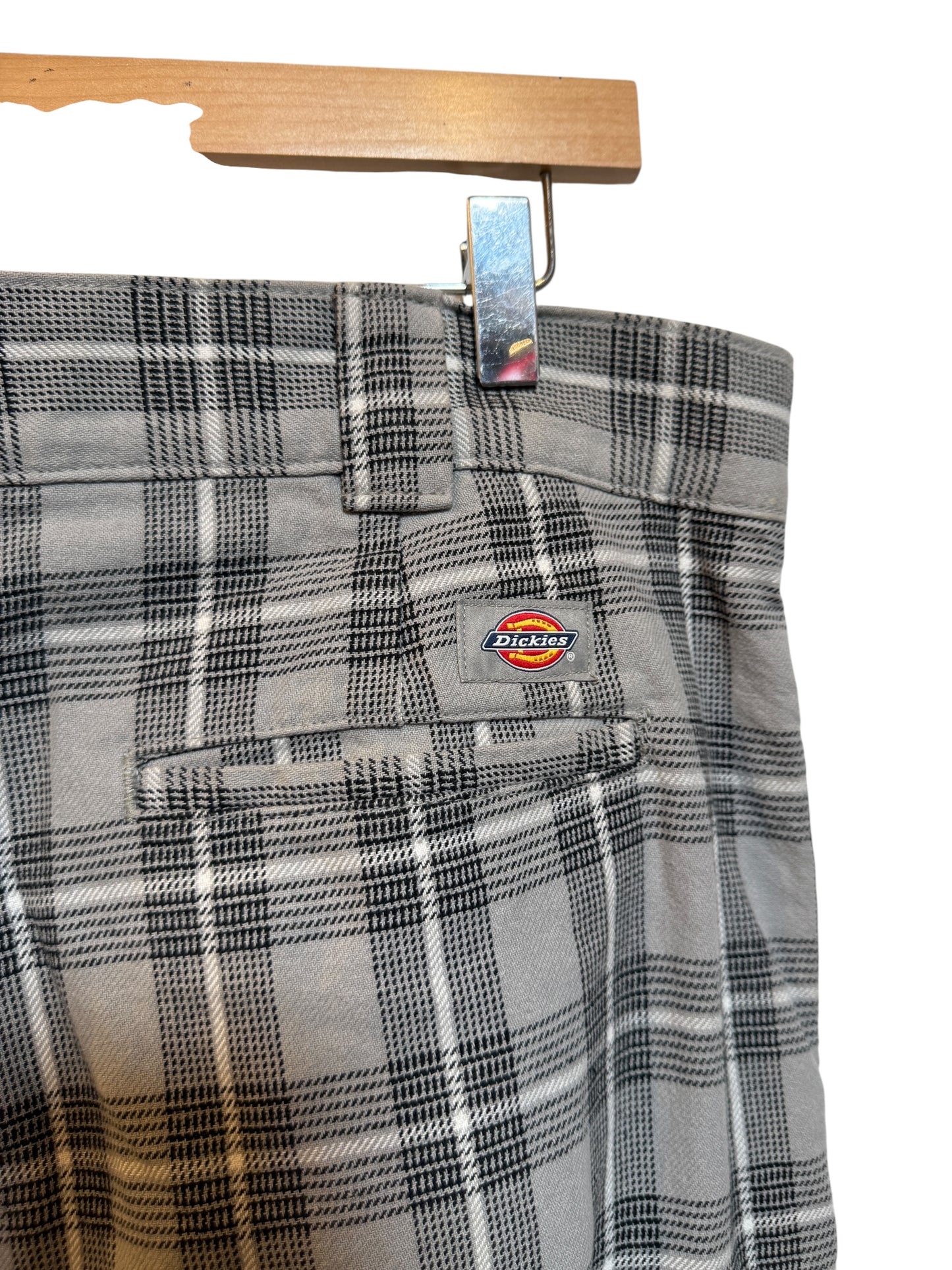 Dickies Grey Plaid Trousers (38x32)