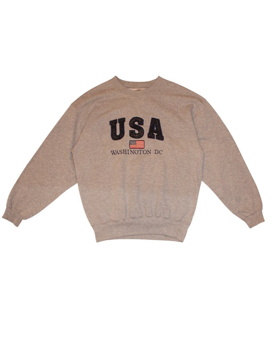 USA Washington Mens Grey Sweatshirt (Size L)