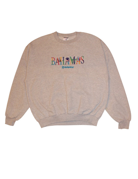 Bahamas Nassau Mens Grey Sweatshirt (Size XL)