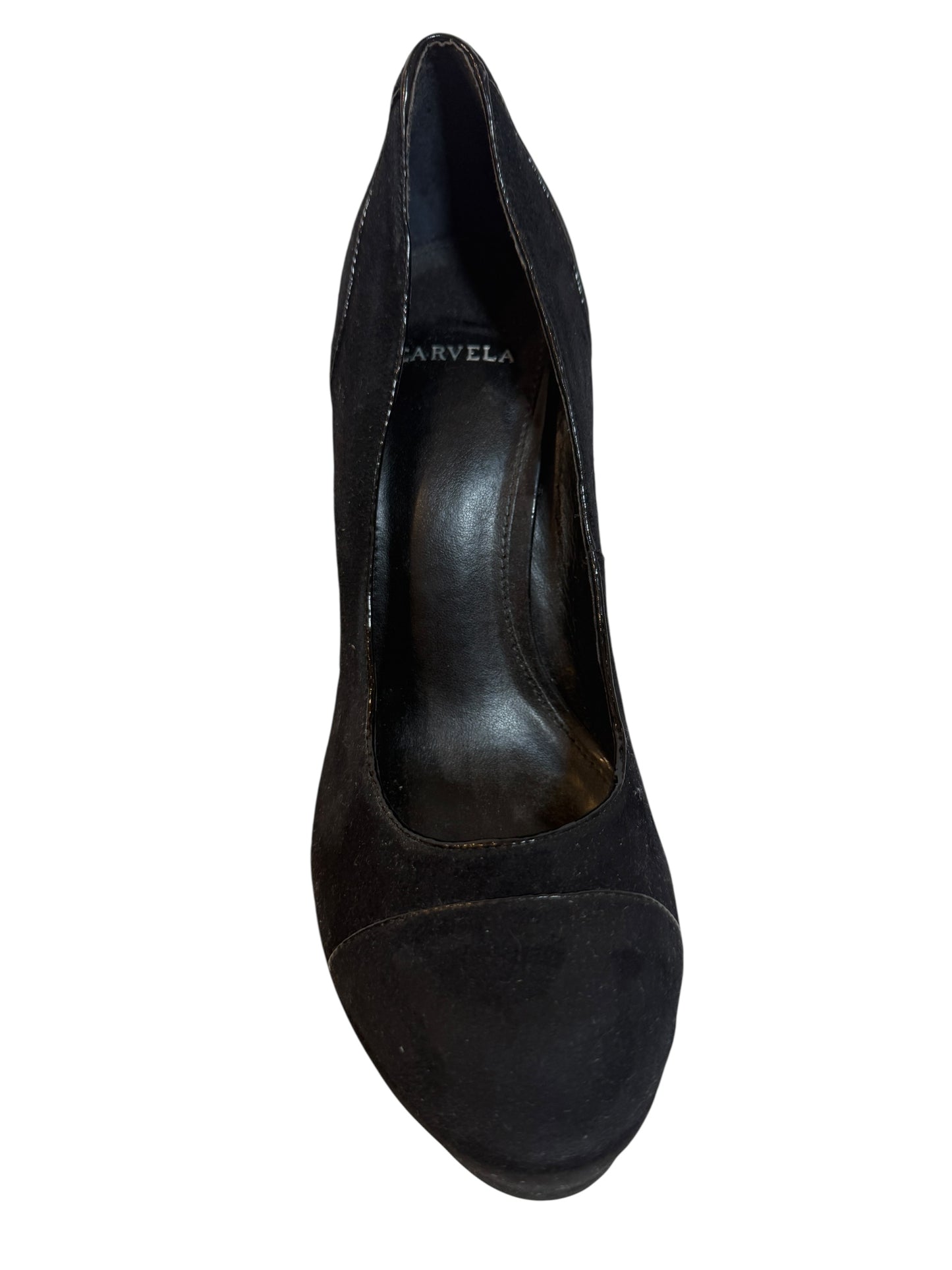 Carvela Black Suede High Heels (Size 5)