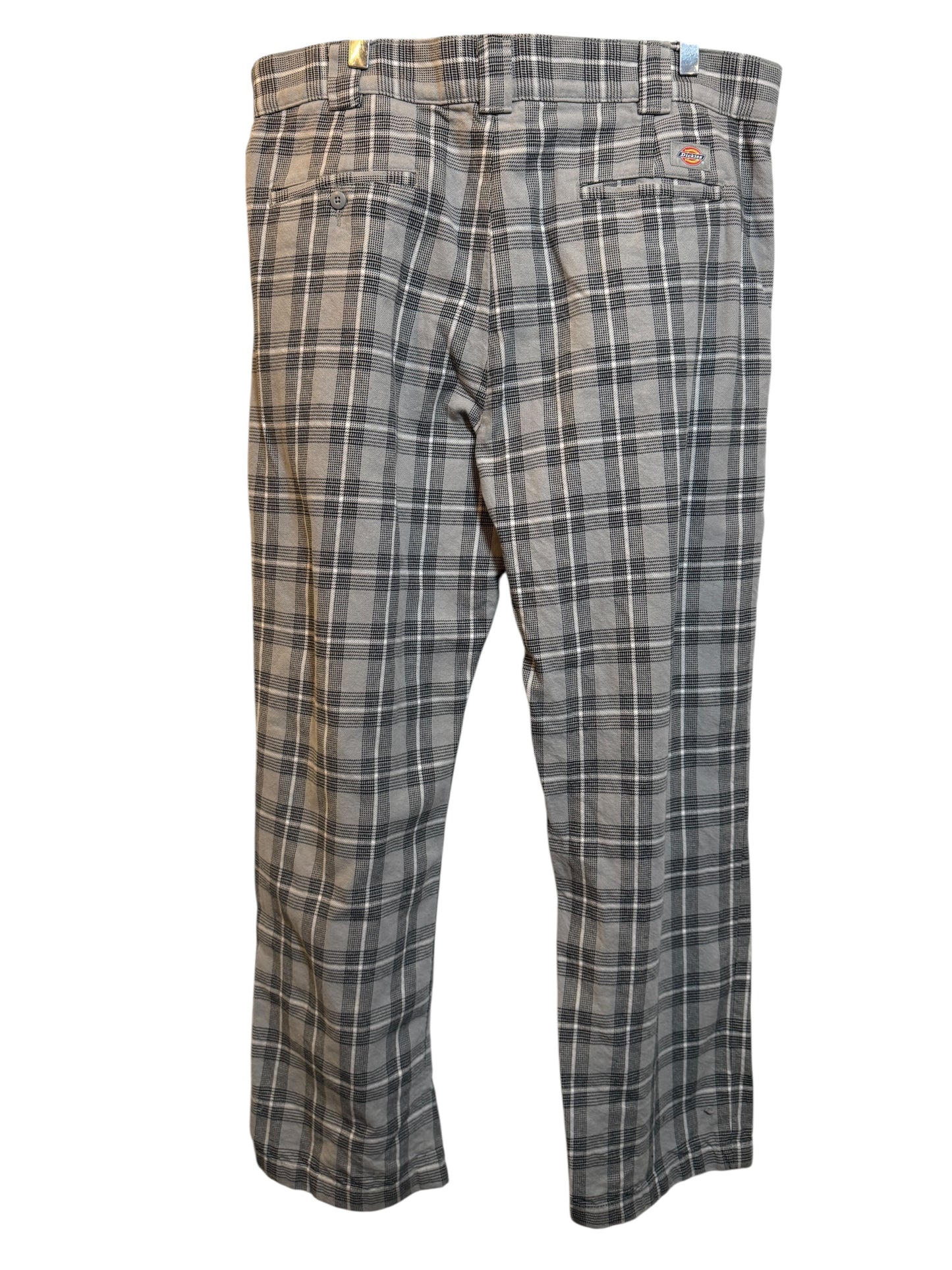 Dickies Grey Plaid Trousers (38x32)
