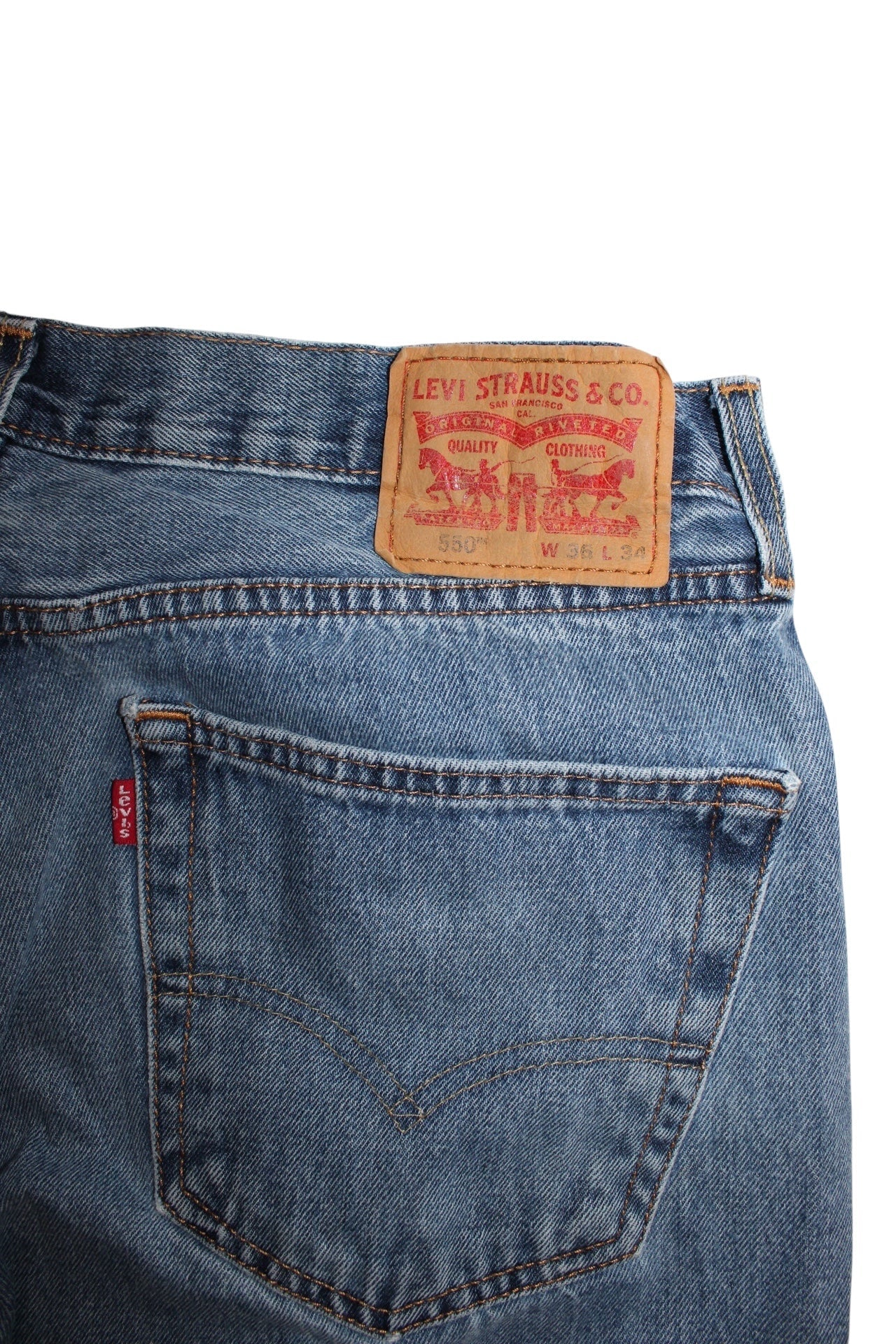 Levi 550 Blue Jeans (36x34)