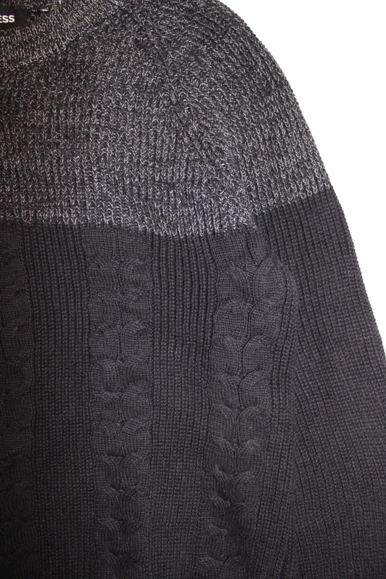 Express Mens Black Knitted Sweater (Size M)