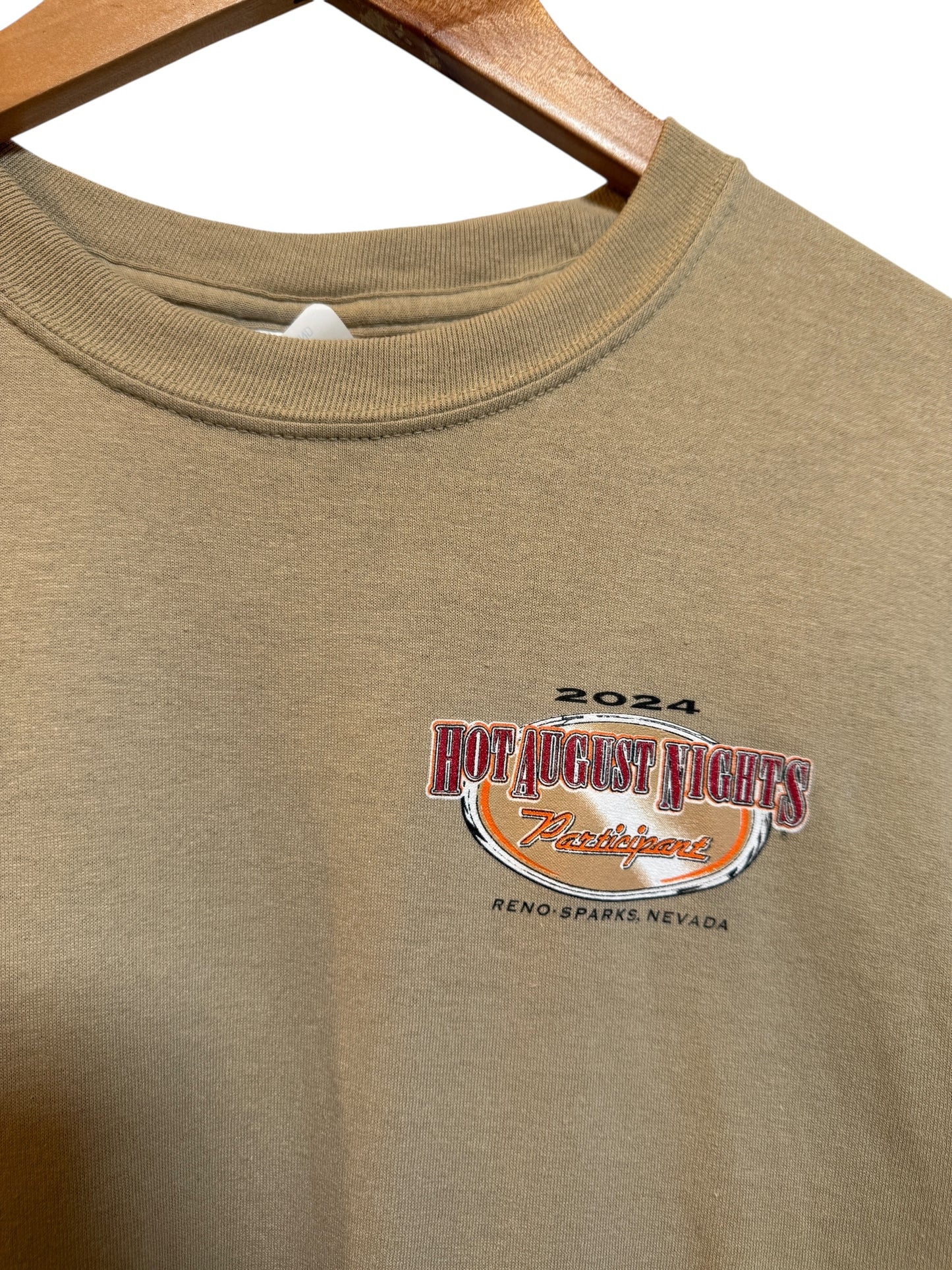 Hot August Nights Mens Tan T Shirt (Size M)
