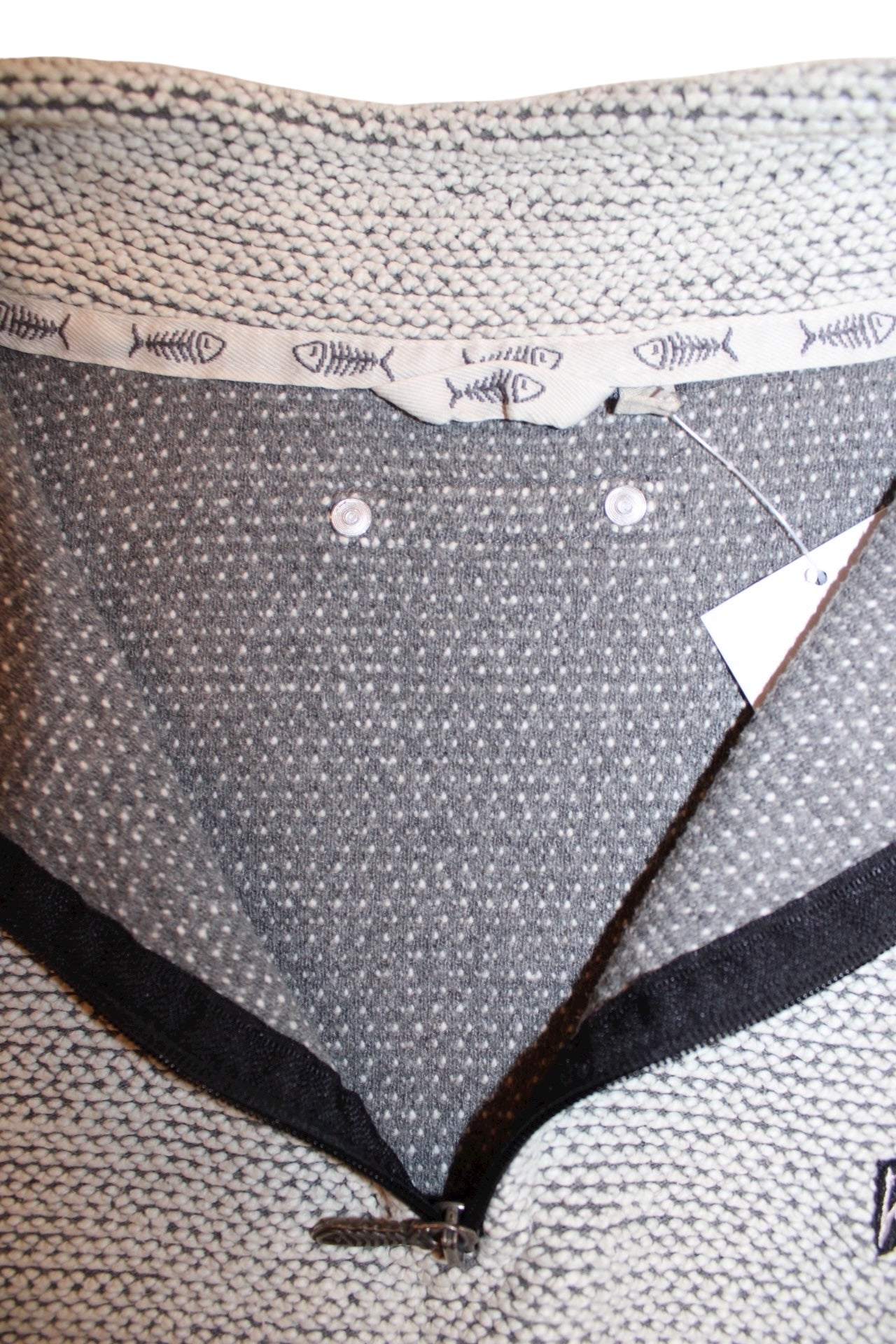 Weird Fish Mens Knitted Quarter Zip (Size XL)