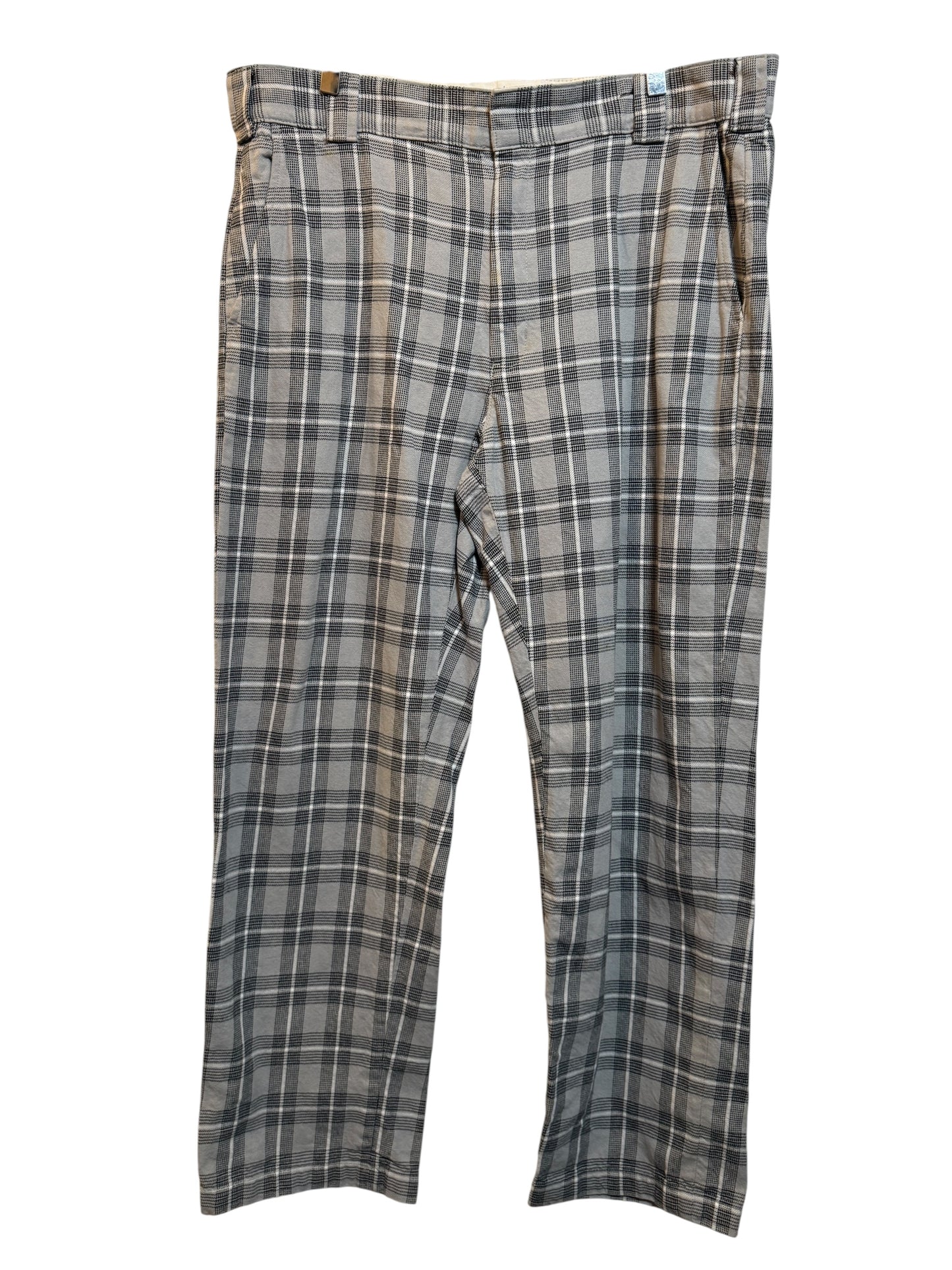 Dickies Grey Plaid Trousers (38x32)