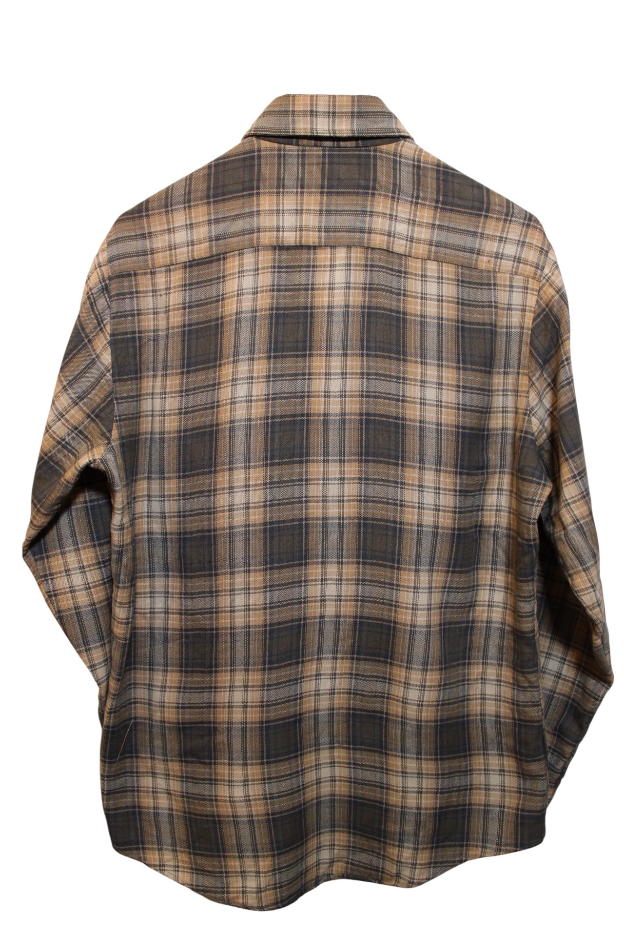High Sierra Mens Green Plaid Flannel Shirt (Size M)