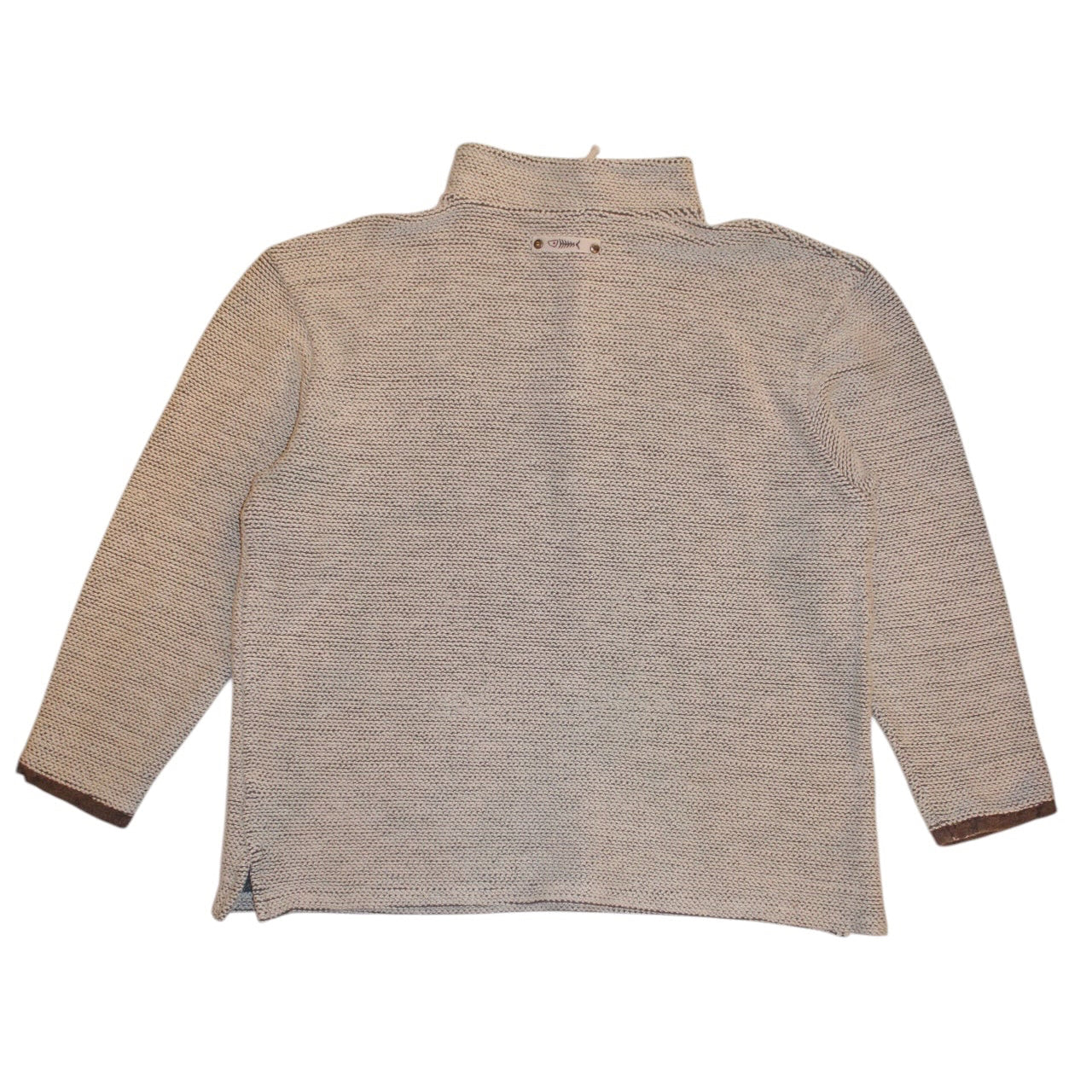 Weird Fish Mens Knitted Quarter Zip (Size XL)