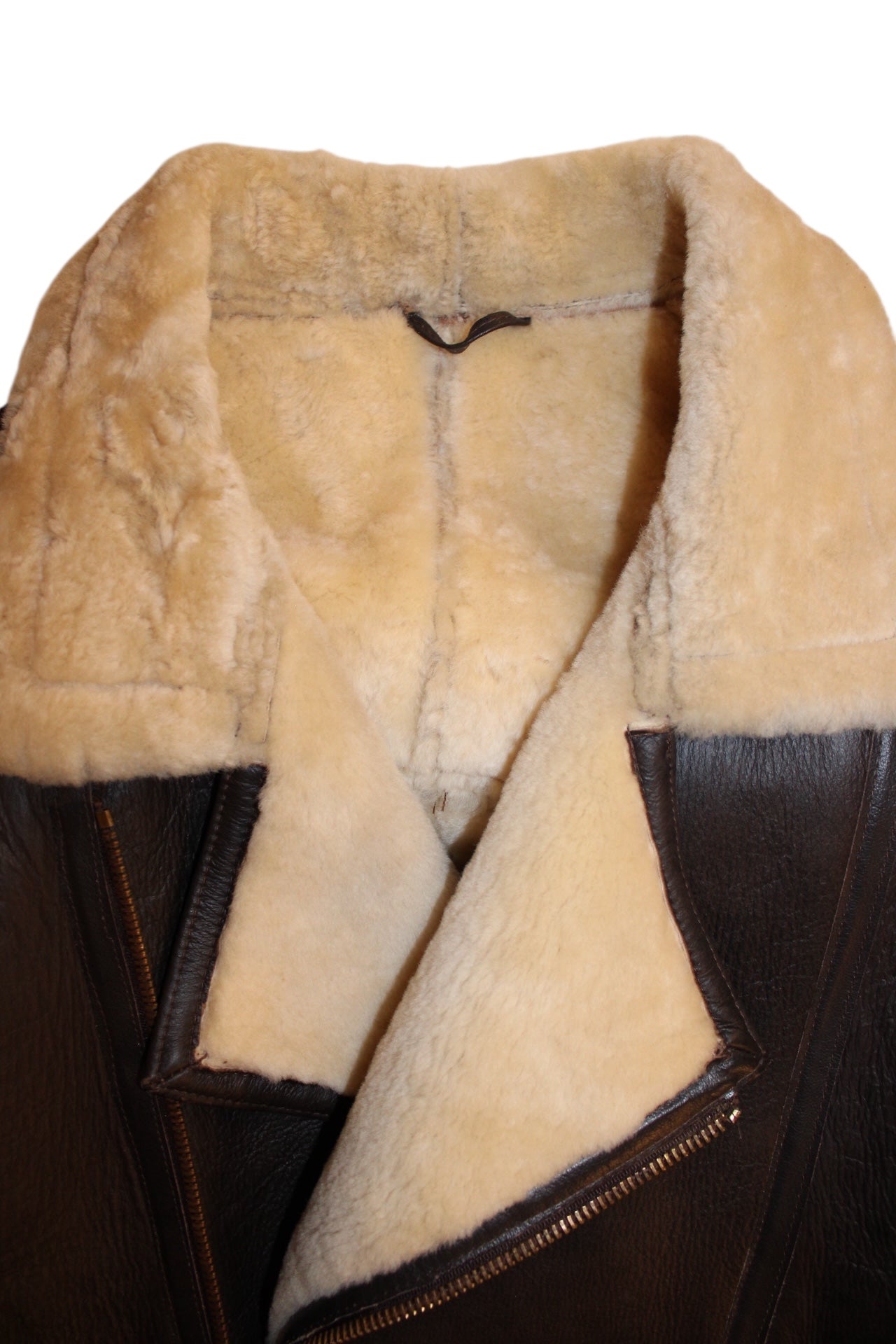 Sardar Mens Flying Sheepskin Jacket (Size XL)