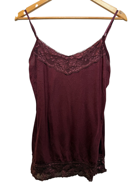 Maurices Women's Red Lace Top (Size M)